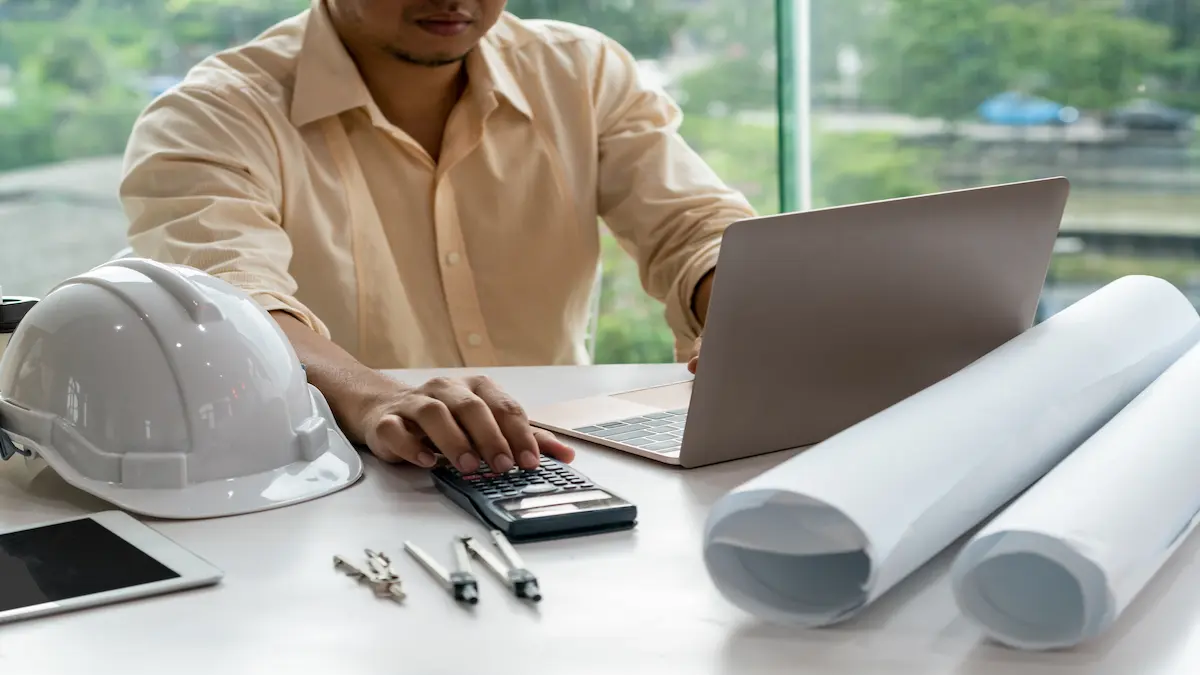 Contractor reviewing a Section 34 written demand letter with a calendar showing the 30-day deadline to file a mechanics lien foreclosure suit