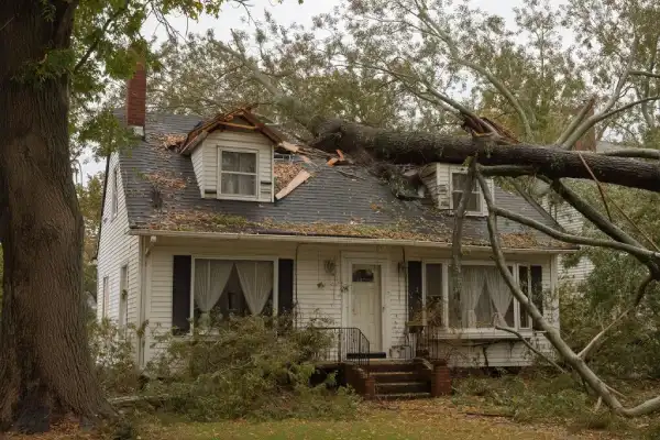 Storm damage to roof from severe weather requiring contractor repair dispute attorney in Illinois